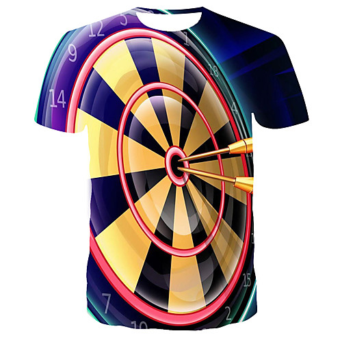

Men's Daily T-shirt - 3D Print Rainbow