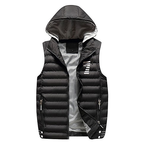 

Men's Solid Colored Vest, Polyester Black / Red / Green US32 / UK32 / EU40 / US34 / UK34 / EU42