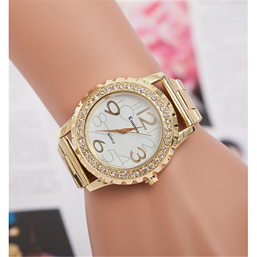 

Women's Quartz Watches Casual Fashion Silver Gold Alloy Quartz Gold Silver New Design Casual Watch Adorable Analog