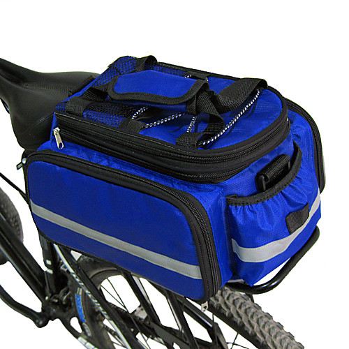 фото Fjqxz сумка на багажник велосипеда / сумка на бока багажника велосипеда сумки на багажник велосипеда большая вместимость водонепроницаемость регулируемый размер велосумка/бардачок нейлон lightinthebox