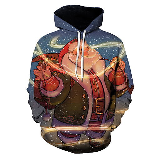 

Men's Casual Hoodie - 3D Brown US32 / UK32 / EU40