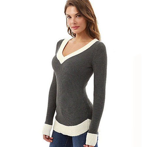 

Women's Daily T-shirt - Color Block Black
