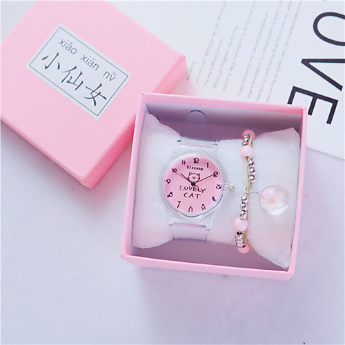 

Women's Quartz Watches New Arrival Fashion White Silicone Quartz White Blushing Pink Chronograph New Design City View 2pcs Analog
