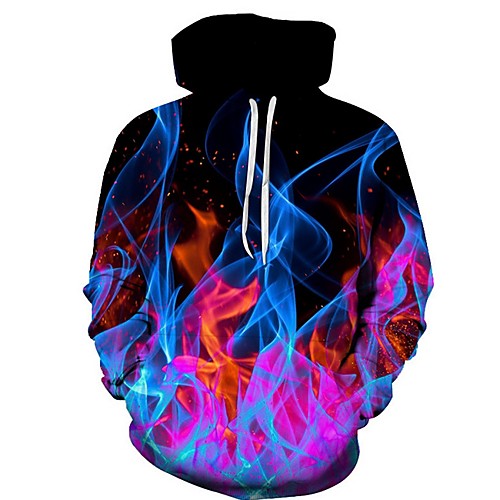 

Men's Casual Hoodie - Print Black US32 / UK32 / EU40