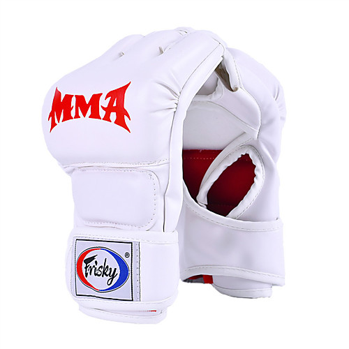 

Снарядные перчатки Тренировочные боксерские перчатки Для Бокс Без пальцев Пригодно для носки PU Универсальные - Черный Белый Красный
