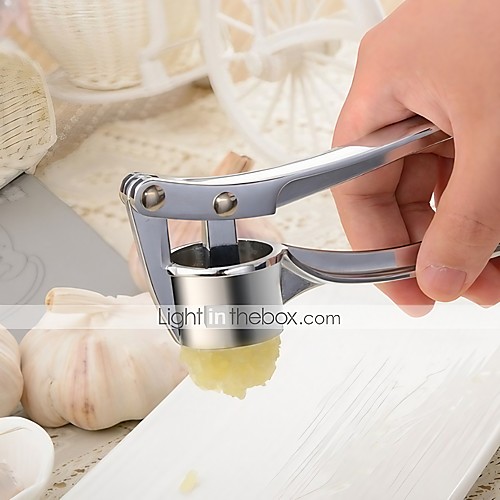 

Kitchen Stainless Steel Garlic Press Crusher Home Cooking Vegetables Ginger Squeezer Masher Handheld Ginger Garlic Mincer Tools