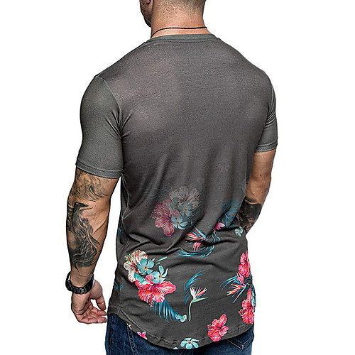 

Men's Daily T-shirt - Floral Black