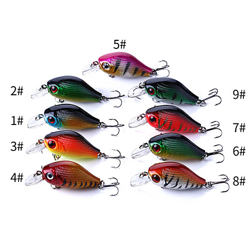 

6 pcs Fishing Accessories Fishing Tools Hard Bait Sinking Bass Trout Pike Sea Fishing Bait Casting Lure Fishing Plastic