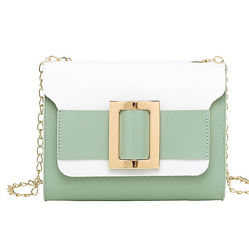 

Women's Chain PU Crossbody Bag Solid Color Black / Blushing Pink / Orange