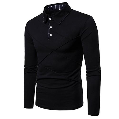 

Men's Daily Polo - Color Block Black