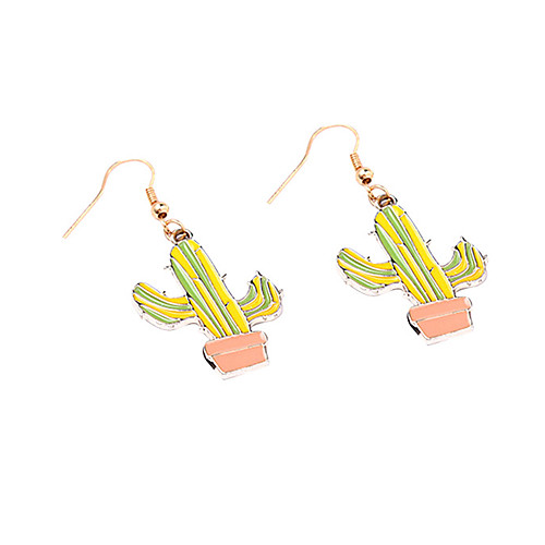 

Women's Earrings Classic Mini Earrings Jewelry White / Yellow / Green For Christmas Party Anniversary Carnival Festival 1 Pair