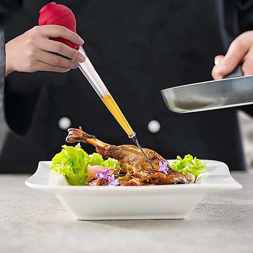 

индейка шприц-бастер для измерения вкуса инжектор соус соус приправа 30 мл труба для барбекю мясной бастер FDA одобрено