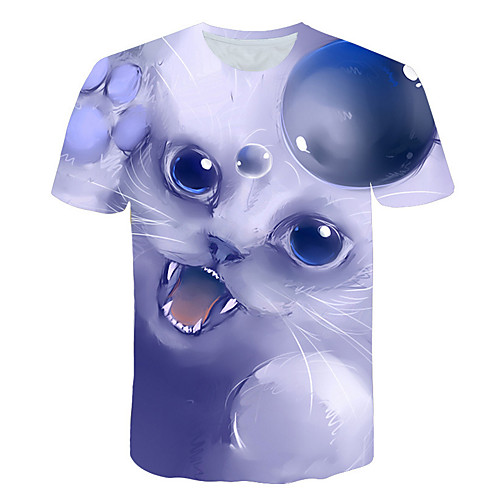 

Men's Daily T-shirt - 3D Print Purple