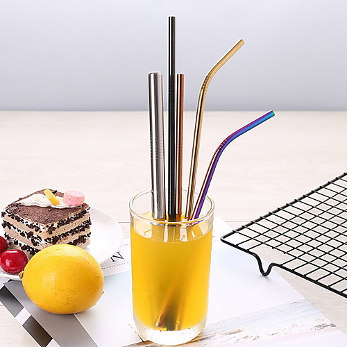 

Drinkware Straws Stainless Steel Portable Casual / Daily