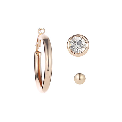 

Women's Earrings Classic Mini Earrings Jewelry Gold / Silver For Christmas Party Anniversary Carnival Festival 1 Pair