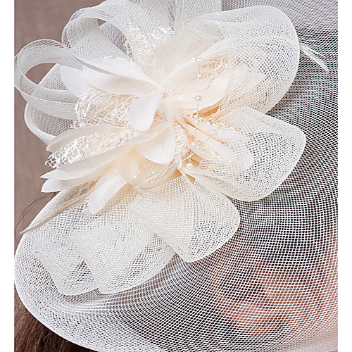 

Flannel Hats with Flower 1 Piece Wedding Headpiece