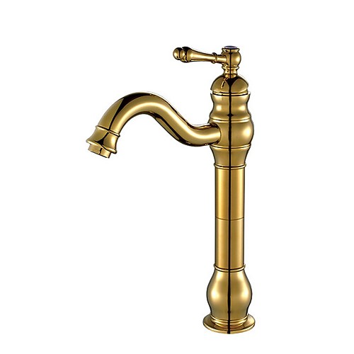 

Bathroom Sink Faucet - Widespread Electroplated Free Standing Single Handle One HoleBath Taps