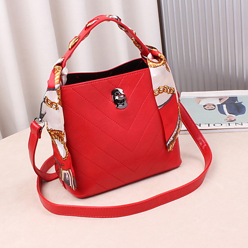 

Women's PU Crossbody Bag Solid Color Black / Brown / Blushing Pink