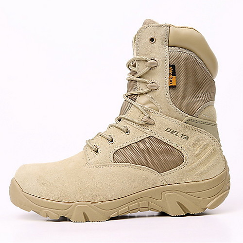 

Men's Comfort Shoes Suede Fall & Winter Boots Booties / Ankle Boots Black / Camel