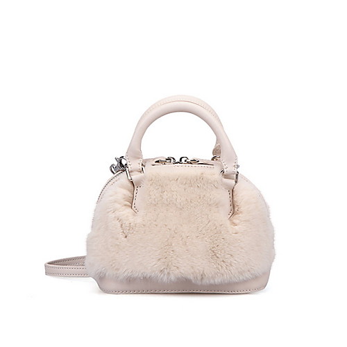 

Women's Chain Velvet Crossbody Bag Solid Color Black / Brown / Beige