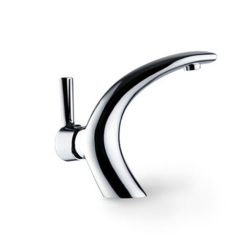 

Bathroom Sink Faucet - Widespread Electroplated Centerset Single Handle One HoleBath Taps