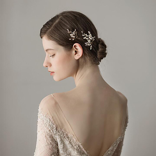 

Alloy Hair Accessory with Rhinestone / Glitter 1 Piece Wedding Headpiece