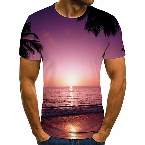 

Men's Daily T-shirt - 3D Purple