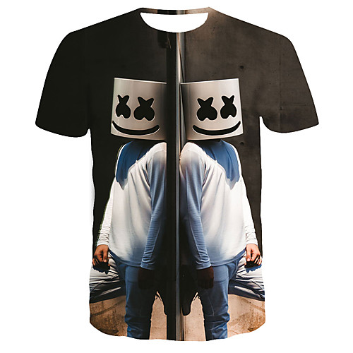 

Men's Daily T-shirt - 3D Print Khaki