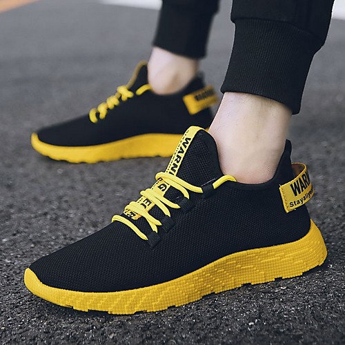 

Men's Comfort Shoes Tissage Volant Winter Athletic Shoes White / Yellow / Red