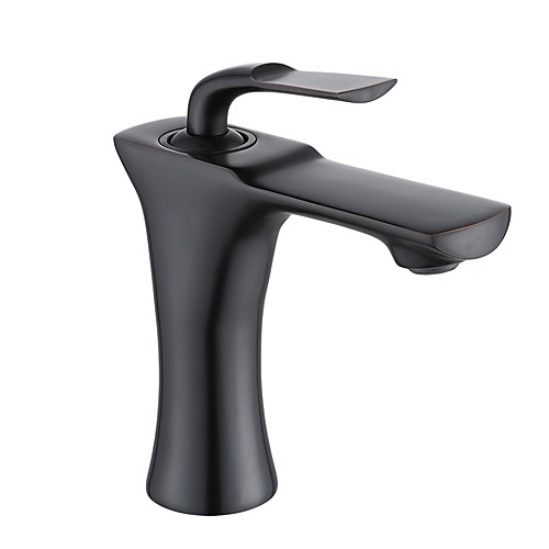 

Bathroom Sink Faucet - Widespread Electroplated Centerset Single Handle One HoleBath Taps