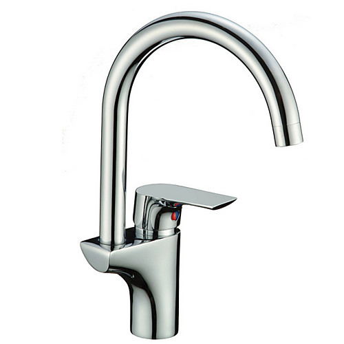 

Kitchen faucet - Single Handle One Hole Electroplated Standard Spout Centerset Contemporary Kitchen Taps