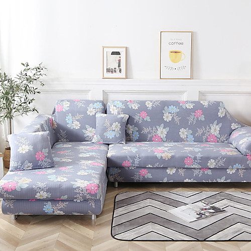 

суперсовременные чехлы с цветочным принтом, эластичные чехлы на диваны, супер мягкие ткани, чехлы на диван с одной бесплатной наволочкой