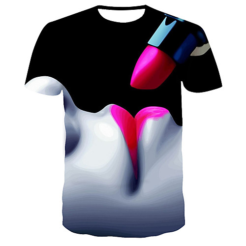 

Men's Daily T-shirt - 3D Print Black