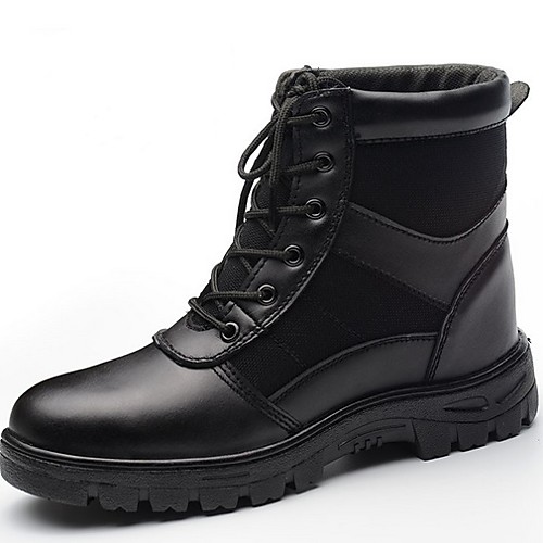 

Men's Comfort Shoes PU Fall & Winter Boots Booties / Ankle Boots Black