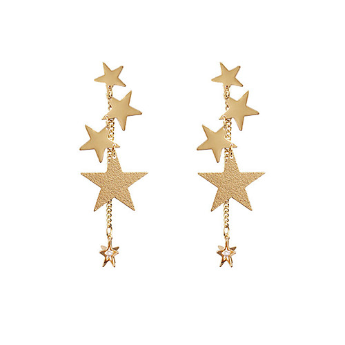 

Women's Earrings Classic Mini Earrings Jewelry Gold / Silver For Christmas Party Anniversary Carnival Festival 1 Pair