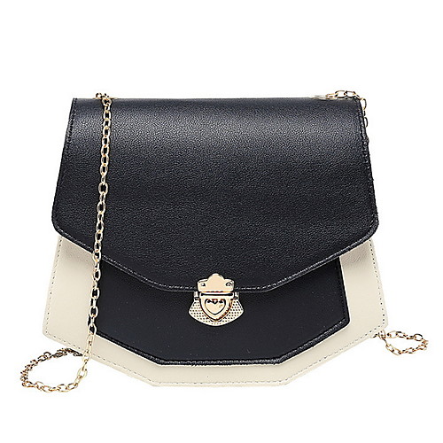 

Women's Chain PU Crossbody Bag Solid Color Black / Blushing Pink / Blue