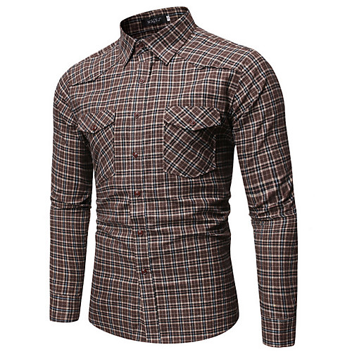 

Men's Daily Basic Shirt - Check Yellow