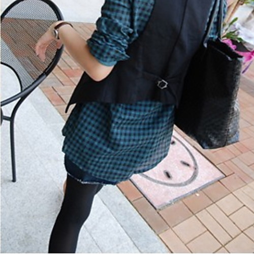 

Women's Zipper PU Top Handle Bag Solid Color Black