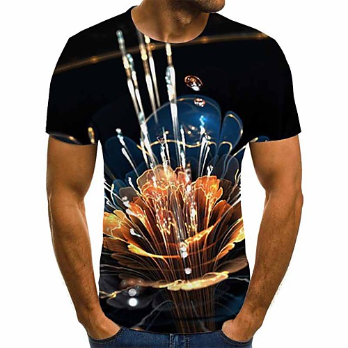 

Men's Daily T-shirt - 3D Print Black