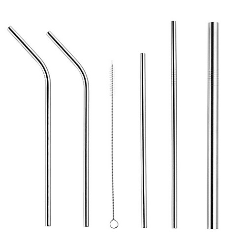 

Drinkware Straws Stainless Steel Portable Casual / Daily