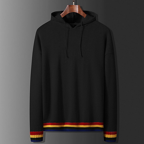 

Men's Basic Hoodie - Solid Colored Black US32 / UK32 / EU40