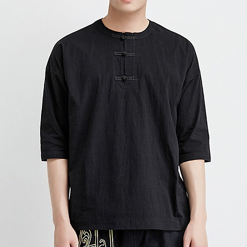 

Men's Daily Shirt - Solid Colored Black