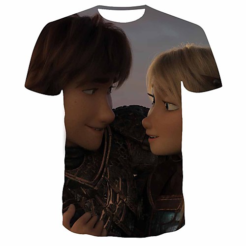 

Men's Daily T-shirt - 3D Print Dark Gray