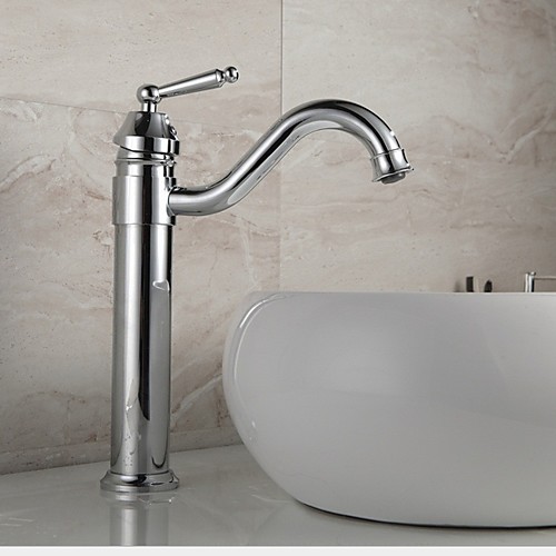 

Bathroom Sink Faucet - Widespread Electroplated Free Standing Single Handle One HoleBath Taps