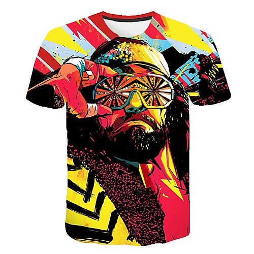 

Men's Daily T-shirt - 3D Print Rainbow