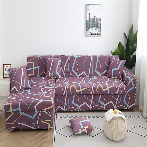 

художественная геометрическая печать пылезащитный всесильный чехлы на диван эластичный чехол для дивана мягкая ткань чехол для дивана