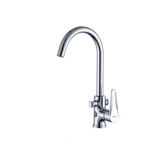 

Kitchen faucet - Single Handle One Hole Electroplated Standard Spout Centerset Contemporary Kitchen Taps