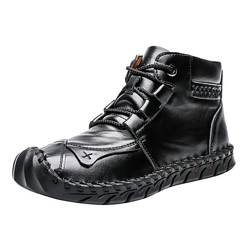 

Men's Comfort Shoes PU Fall & Winter Boots Booties / Ankle Boots Black / Brown / Light Brown