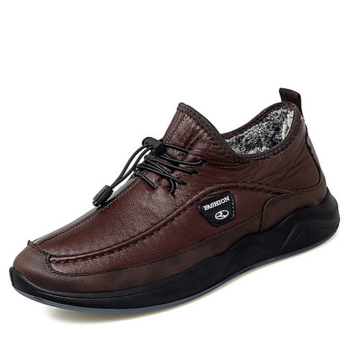 

Men's Comfort Shoes PU Fall & Winter Oxfords Black / Coffee