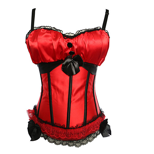 

Plus Size POLY Corset Sexy Solid Colored Party Evening Bandage Party